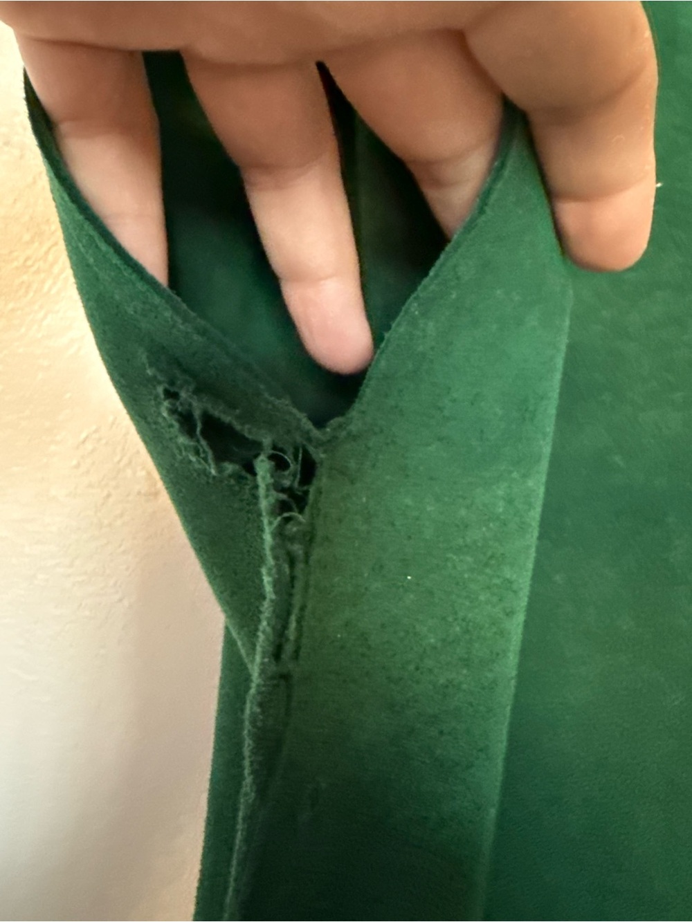 Vintage Forest Green Button-Front Shift Dress - Picture 6 of 14
